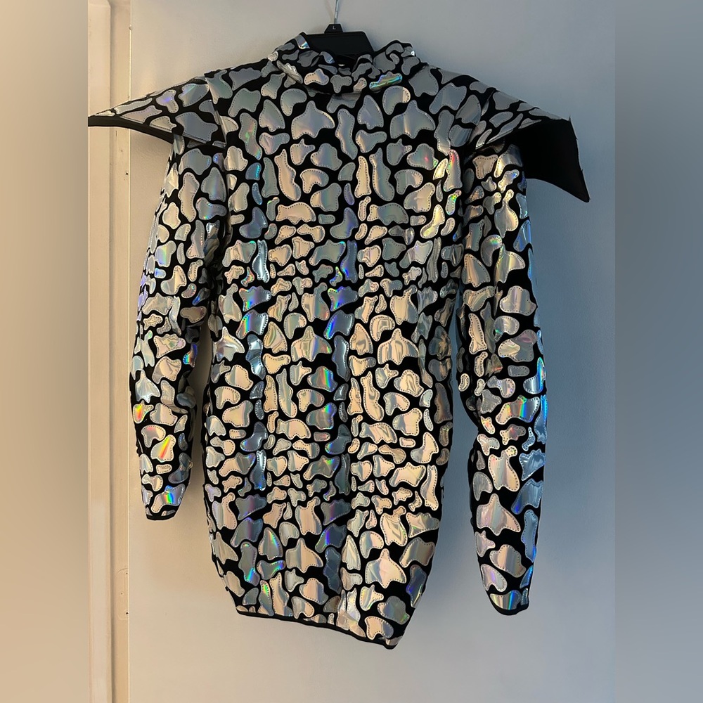 Holographic alien dress